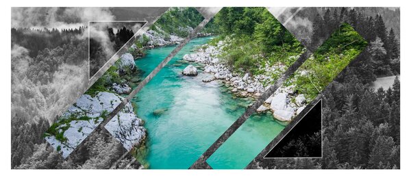 Slika - Divja narava (120x50 cm)