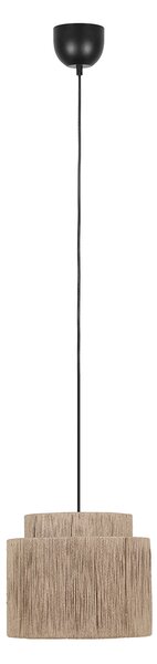 Japandi visilica crna sa smeđim užetom 31cm - Smilla