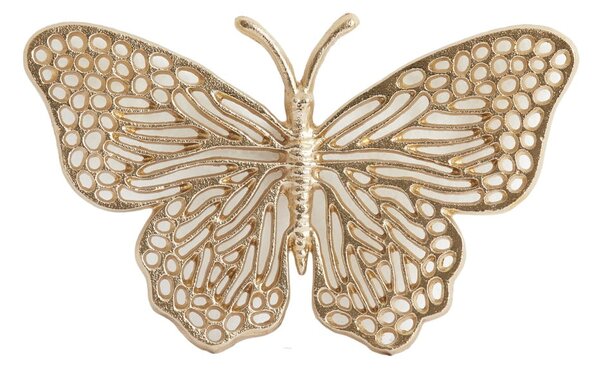 Metalni zidni ukras 26x16 cm Butterfly – Light & Living