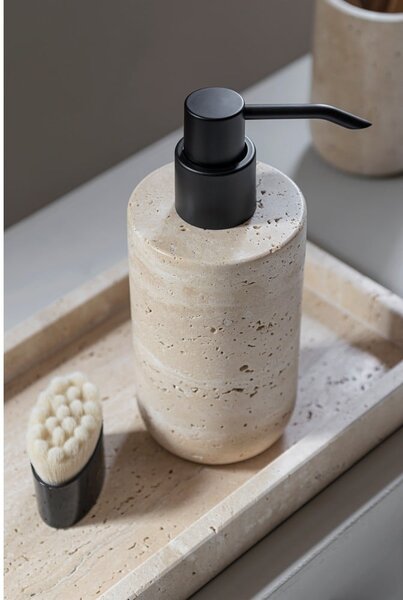 Bež kameni dozator sapuna 250 ml Travertine – Mette Ditmer Denmark