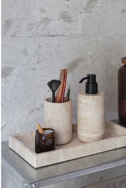 Bež kameni dozator sapuna 250 ml Travertine – Mette Ditmer Denmark