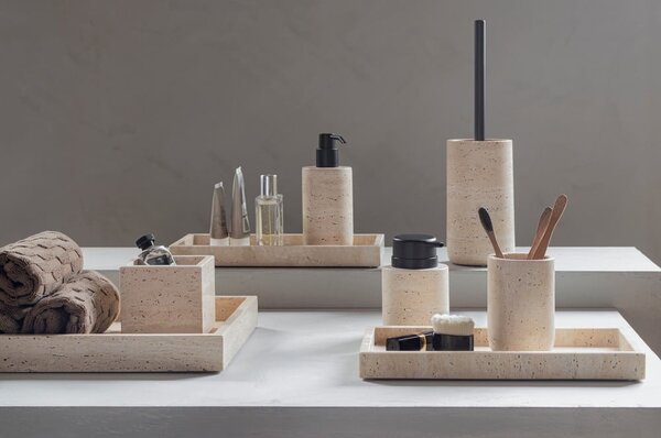 Bež kameni dozator sapuna 250 ml Travertine – Mette Ditmer Denmark