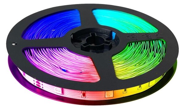 LED RGB Prigušiva traka LED/12,5W/230V 5 m + daljinski upravljač