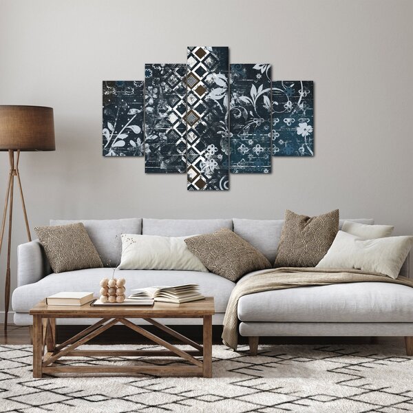 Slikanje s cvetličnim dekorjem (150x105 cm)