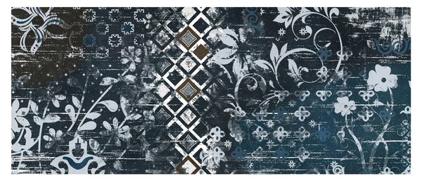 Slikanje s cvetličnim dekorjem (120x50 cm)
