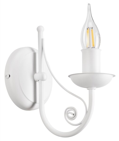 Zidna lampa DONATO 1xE14/40W/230V bijela