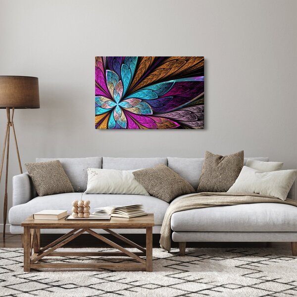 Slika - Abstrakcija, cvet (90x60 cm)
