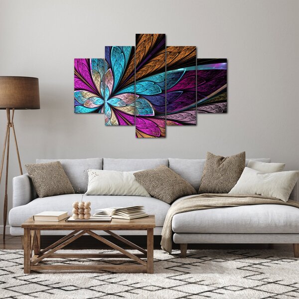 Slika - Abstrakcija, cvet (150x105 cm)