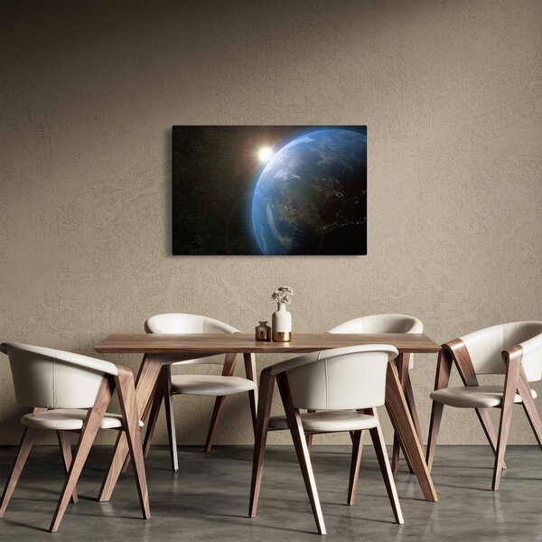 Slika zemlje iz vesolja (90x60 cm)