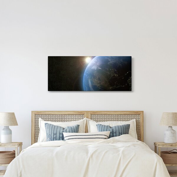 Slika zemlje iz vesolja (120x50 cm)