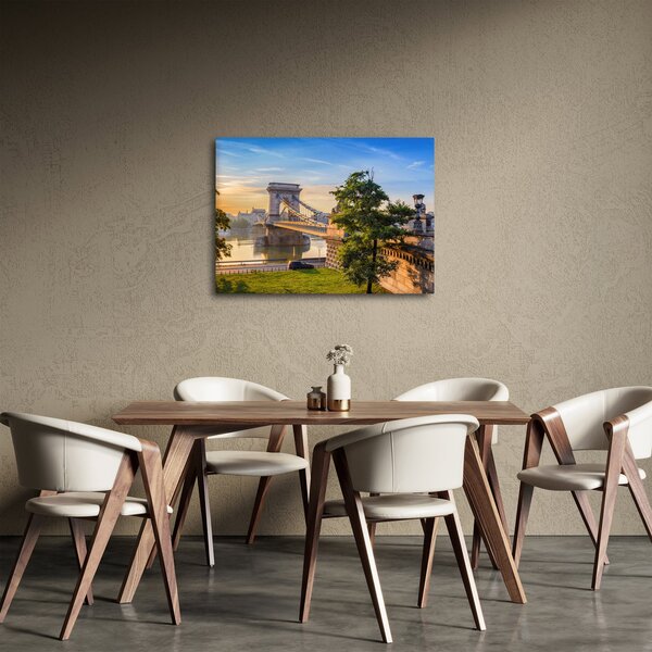 Slika - Most čez reko, Budimpešta, Madžarska (70x50 cm)
