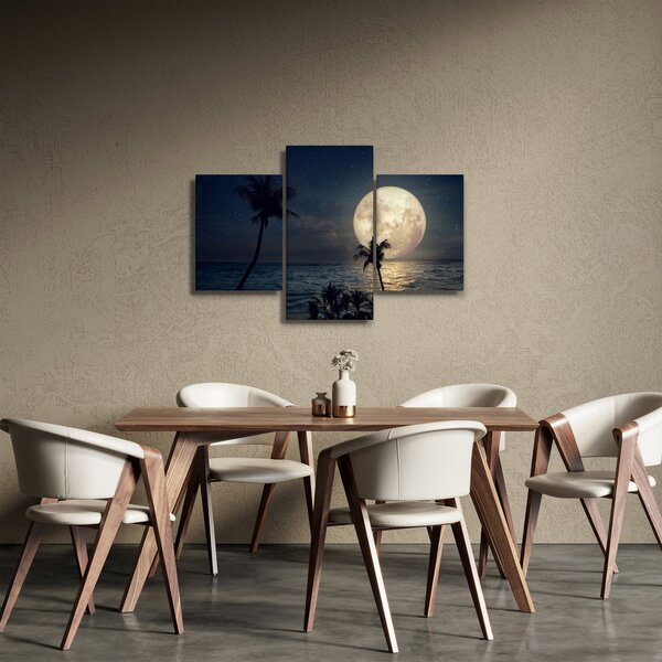 Slika - Plaža pod polno luno (90x60 cm)