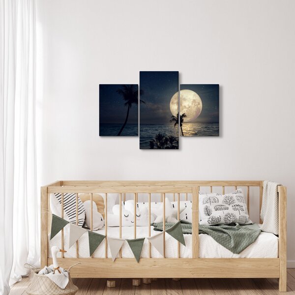 Slika - Plaža pod polno luno (90x60 cm)
