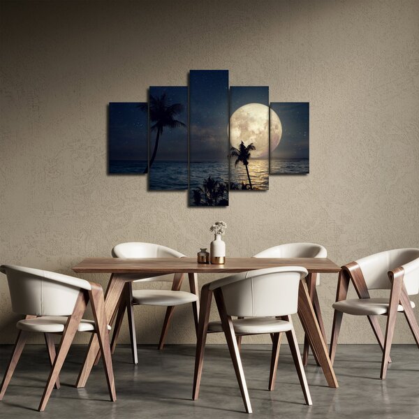Slika - Plaža pod polno luno (150x105 cm)