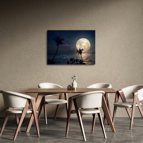 Slika - Plaža pod polno luno (70x50 cm)