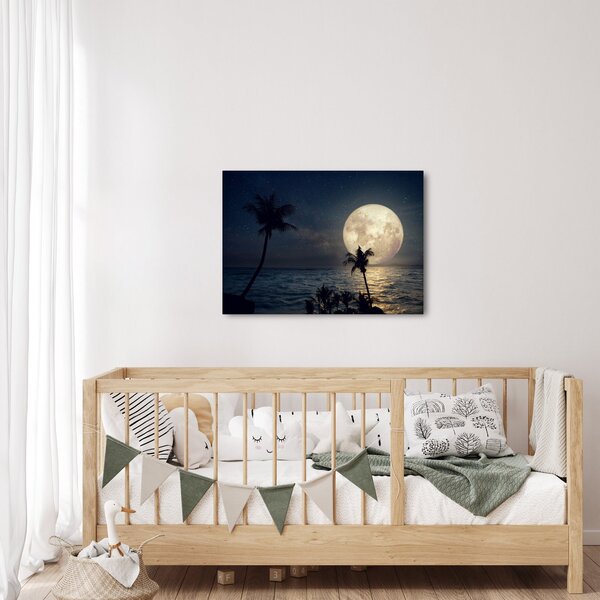 Slika - Plaža pod polno luno (70x50 cm)