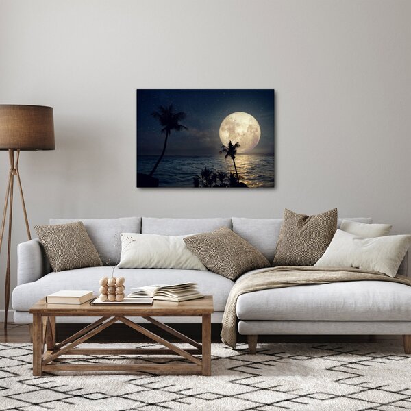 Slika - Plaža pod polno luno (70x50 cm)