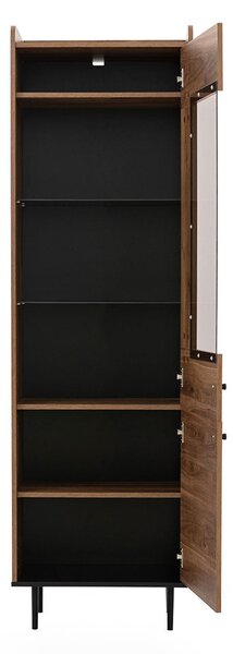 Zondo.hr Vitrina Percival PC9 (crna + brandy castello). 1122810