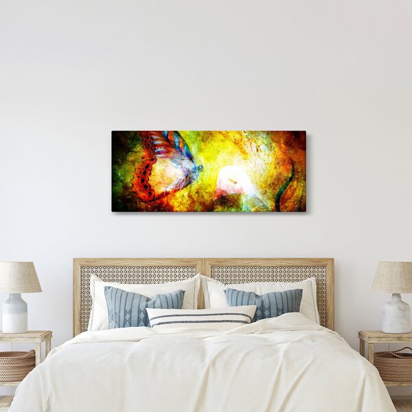 Slika - Vesoljski metulj (120x50 cm)
