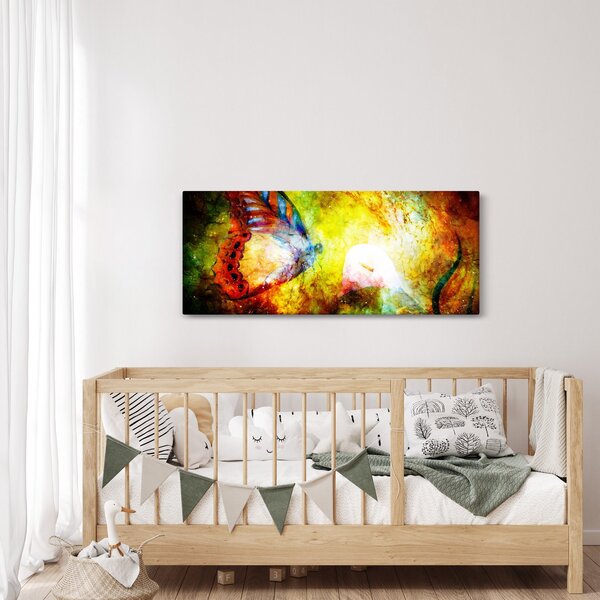 Slika - Vesoljski metulj (120x50 cm)