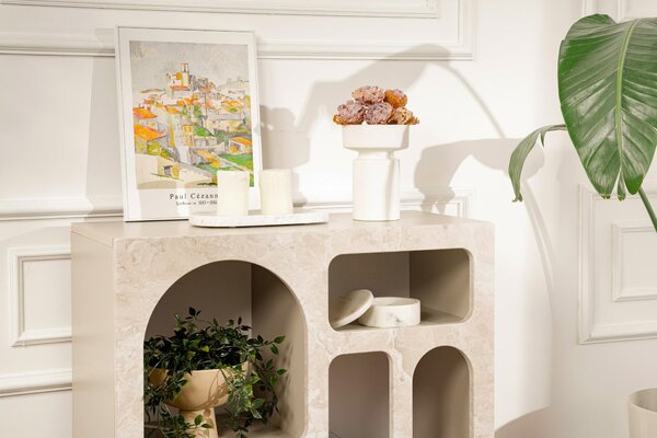 Zondo.hr Regal Lotos 80 (travertin + pjesak) . Akcija -16%. 1102280