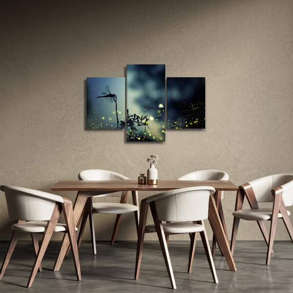 Slika - Kačji pastir v bleščeči noči (90x60 cm)