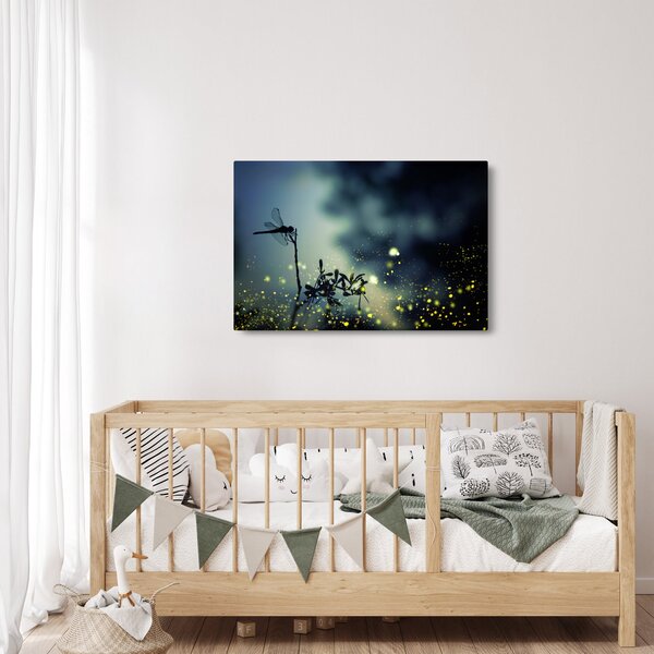 Slika - Kačji pastir v bleščeči noči (90x60 cm)