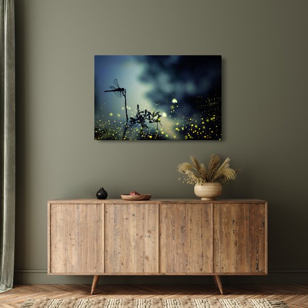 Slika - Kačji pastir v bleščeči noči (90x60 cm)