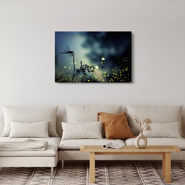 Slika - Kačji pastir v bleščeči noči (90x60 cm)