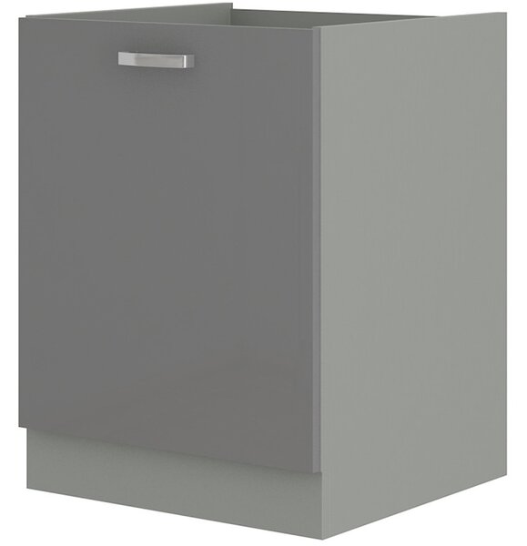 Zondo.hr Donji kuhinjski ormarić- Gonir 60 D 1F BB (siva + siva ). Akcija -8%. 1032705