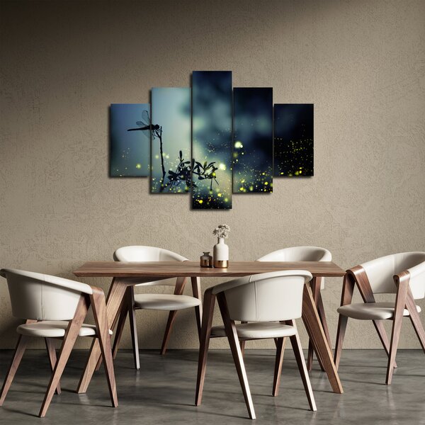 Slika - Kačji pastir v bleščeči noči (150x105 cm)