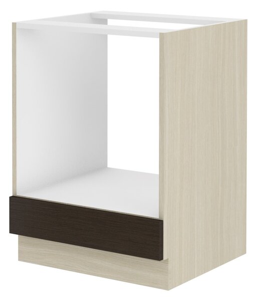 Zondo.hr Donji kuhinjski ormarić- Chasma 60 DG BB (hrast ferara + tamno drvo). 1032895