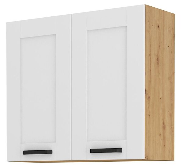 Zondo.hr Gornji kuhinjski ormarić Lucid 80 G 72 2F (hrast artisan + bijela). Akcija -6%. 1040984
