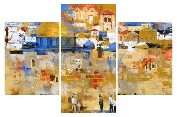 Slika - Zid objokovanja, Jeruzalem, Izrael (90x60 cm)