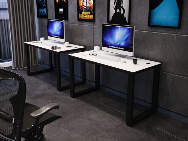 Zondo.hr Gaming PC stol Gamer S (bijela + crna) (bez rasvjete). Akcija -21%. 1054988
