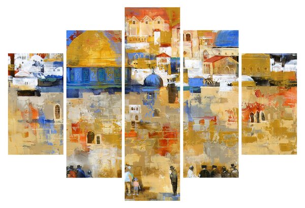 Slika - Zid objokovanja, Jeruzalem, Izrael (150x105 cm)