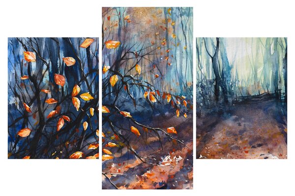 Slika - Jesenski sončni žarki (90x60 cm)