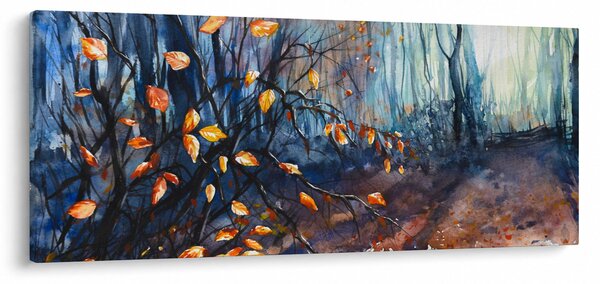 Slika - Jesenski sončni žarki (120x50 cm)