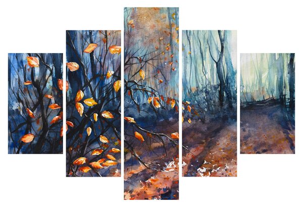 Slika - Jesenski sončni žarki (150x105 cm)