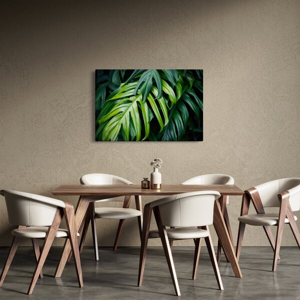 Slika - Tropski listi (90x60 cm)