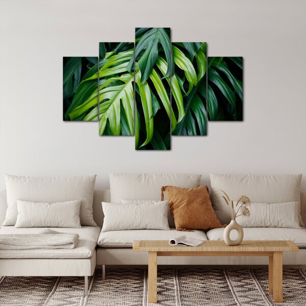 Slika - Tropski listi (150x105 cm)