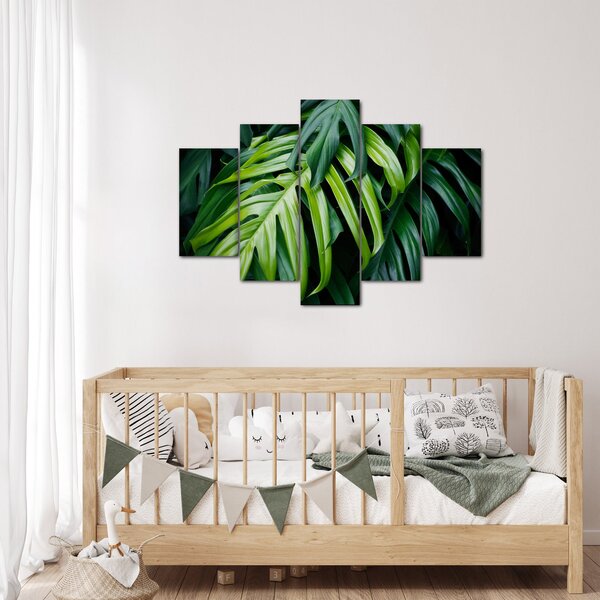 Slika - Tropski listi (150x105 cm)