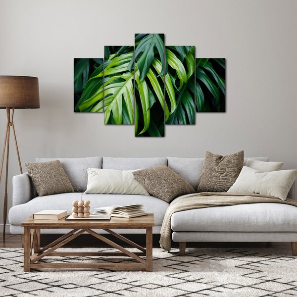 Slika - Tropski listi (150x105 cm)