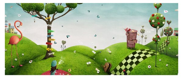 Slika čudovite pokrajine (120x50 cm)