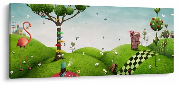Slika čudovite pokrajine (120x50 cm)