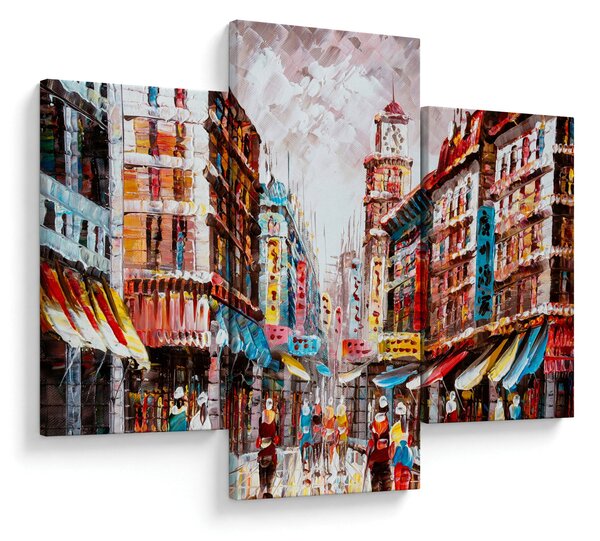 Slika - Hong Kong, oljna slika (90x60 cm)