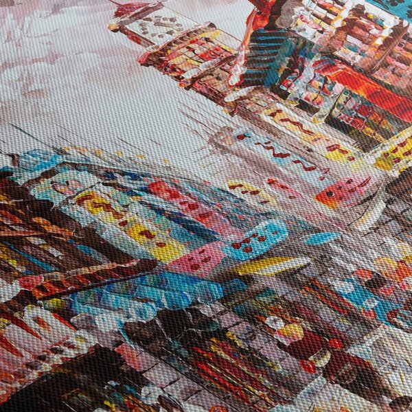 Slika - Hong Kong, oljna slika (90x60 cm)
