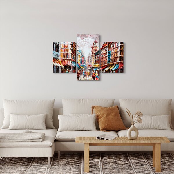 Slika - Hong Kong, oljna slika (90x60 cm)