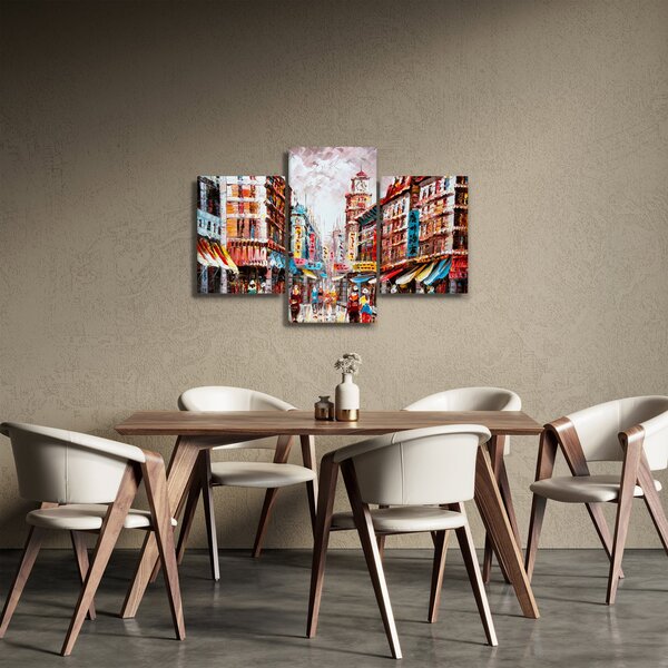 Slika - Hong Kong, oljna slika (90x60 cm)