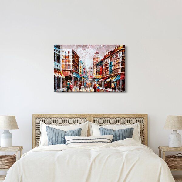 Slika - Hong Kong, oljna slika (90x60 cm)